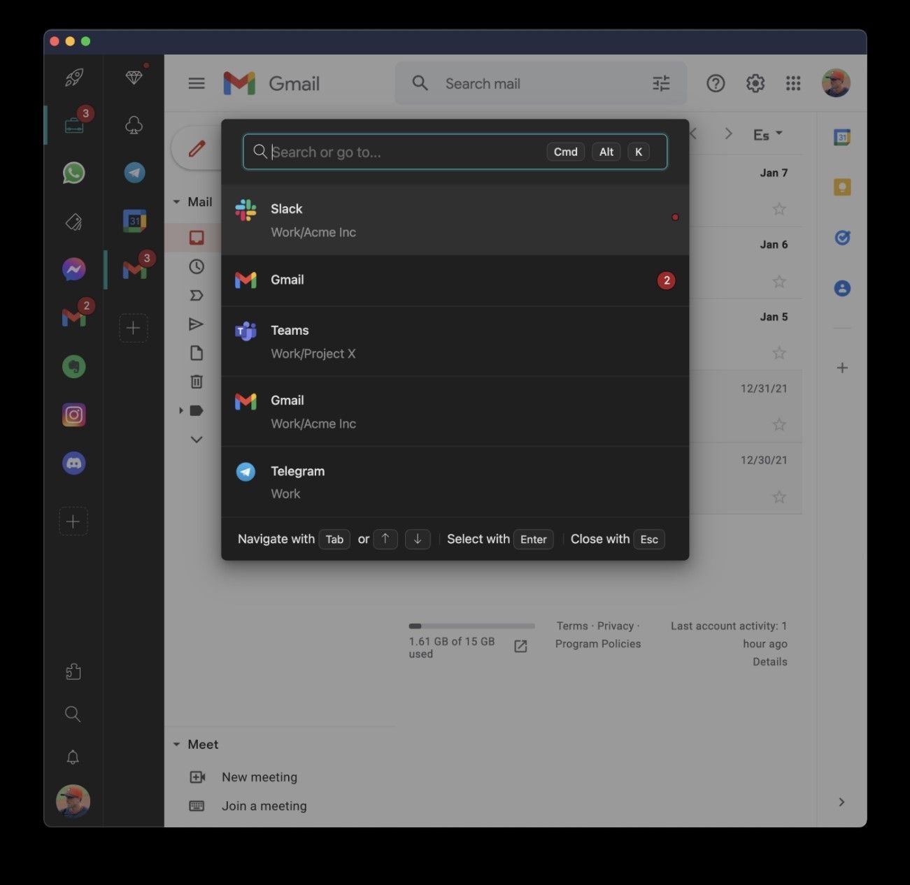 Quick Search or how to multitask like a boss