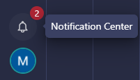 Notification center in Workspace Hub