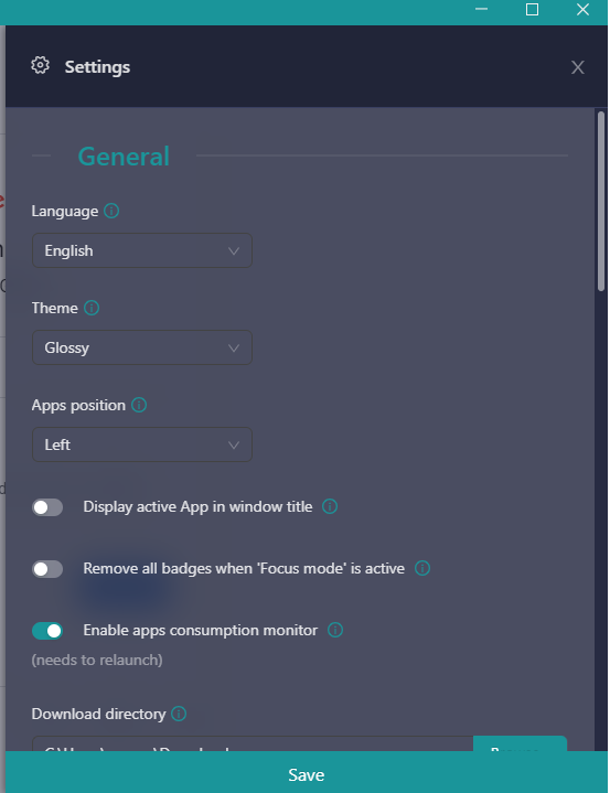 settings Workspace Hub