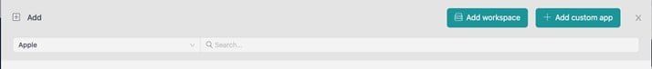 Apple iWork in Workspace Hub