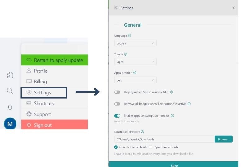 customize Workspace Hub