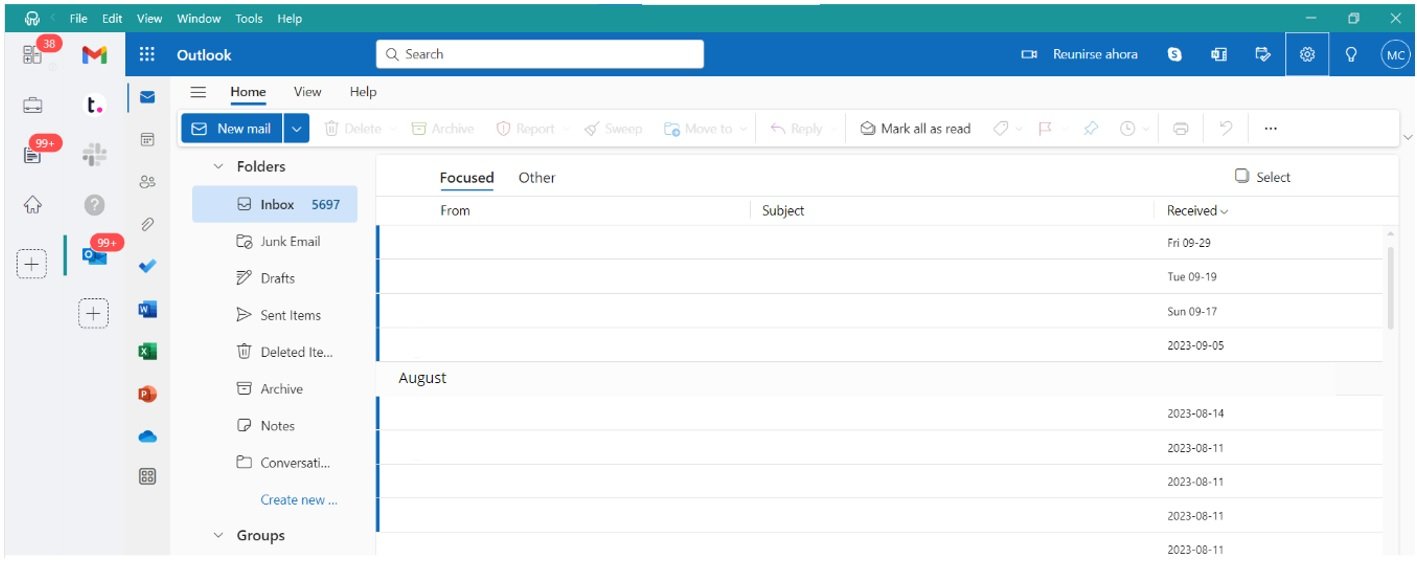Outlook App mac