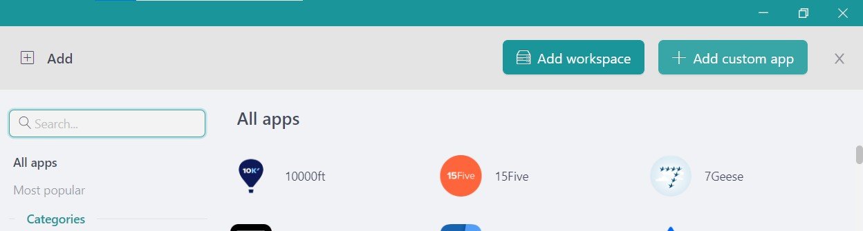 add custom app- How to manage multiple communication apps