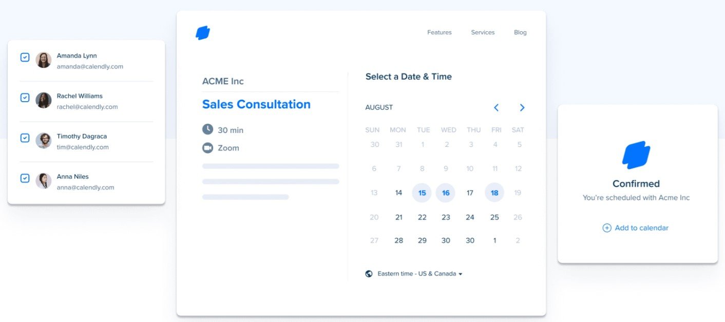 best sales apps for reps - Calendly