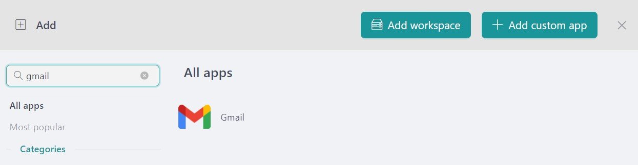 add gmail