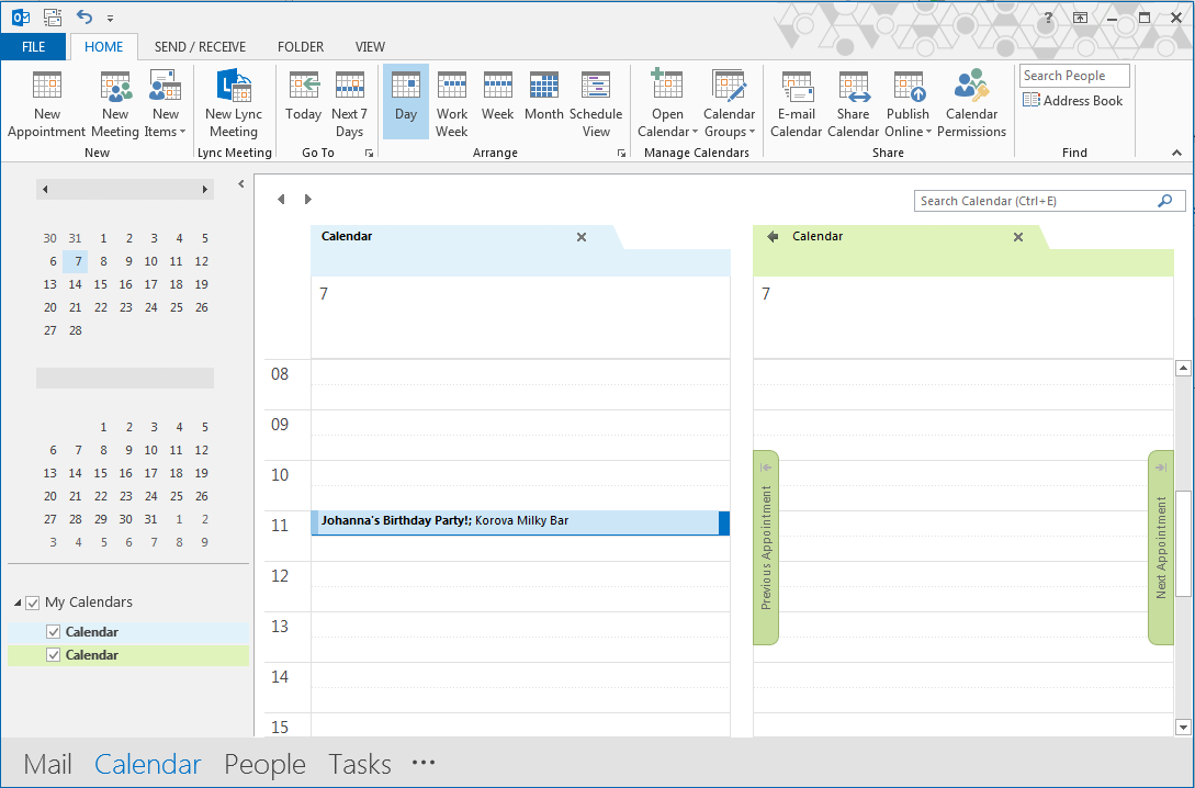 google calendar alternatives-Outlook calendar