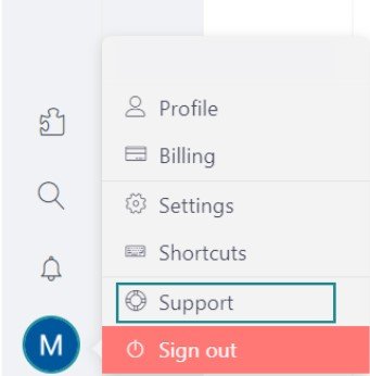 how to access Workspace Hub support