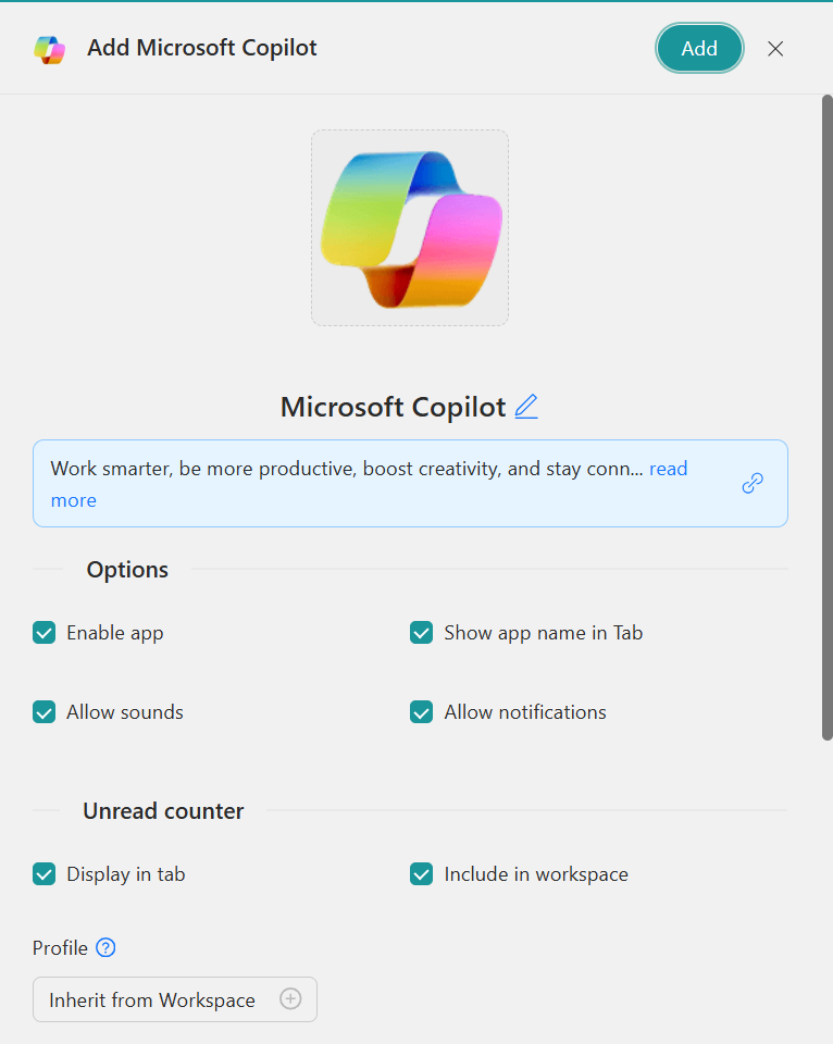 Configure Copilot Workspace Hub