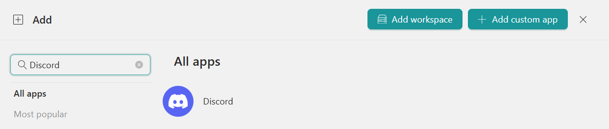 Add Discord - Workspace Hub