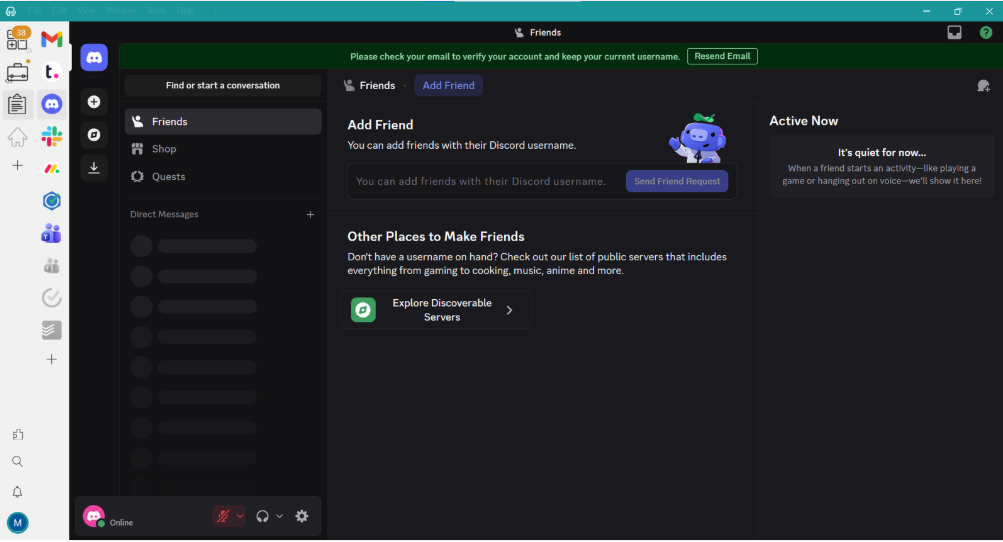 Multiple Discord accounts - Workspace Hub
