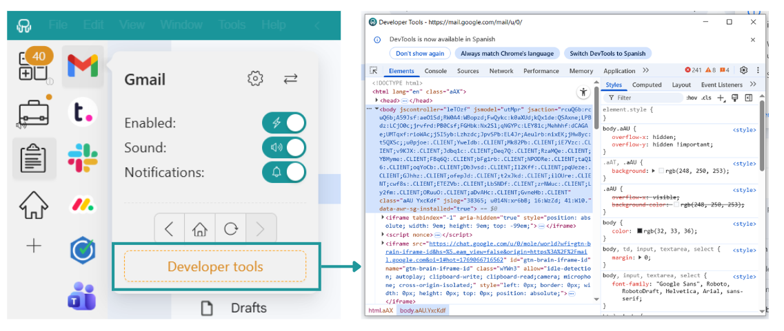 New Developer Tools