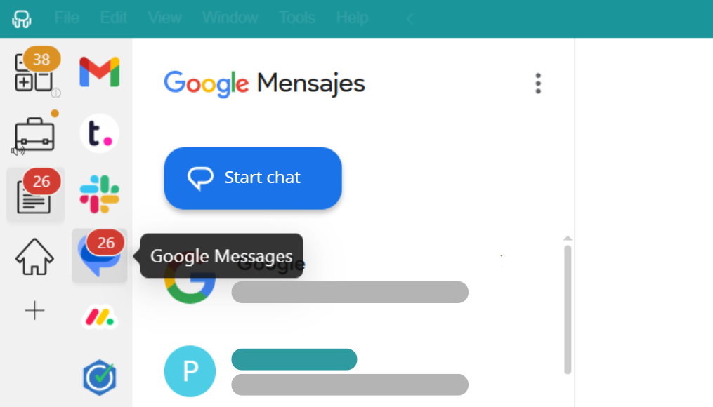 Android Messages for PC - Workspace Hub