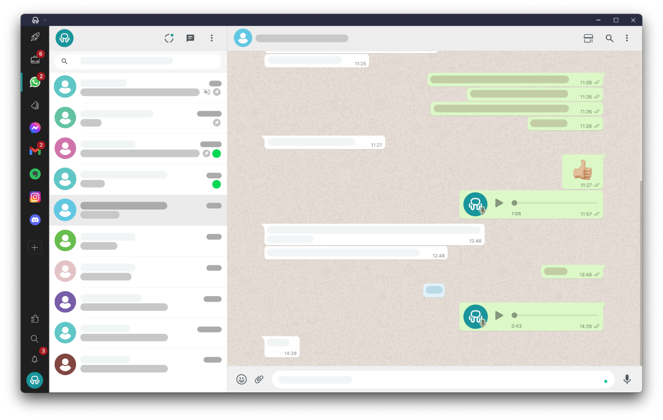 Workspace Hub interface