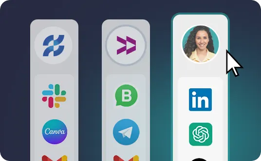 Rambox workspaces for organizing apps by project, role, or client